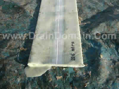 wetted out felt drain liner